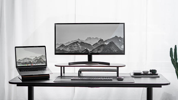 Eco friendly office desk accessories Wooden desktop organizer for