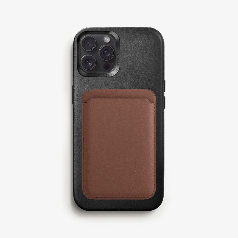 Vegan Leather Case iPhone 12 / 12 Pro Black