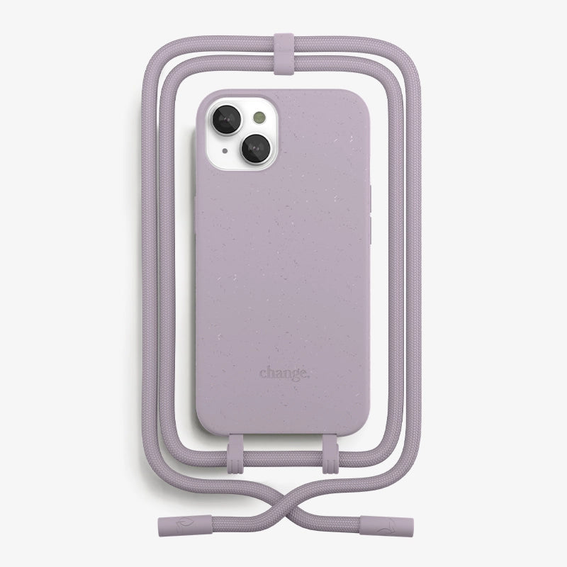 IPhone 14 Crossbody Case Detachable Lilac