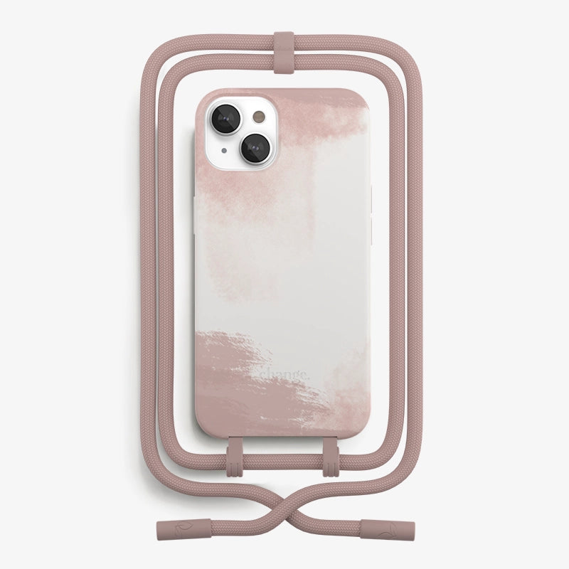 IPhone 13 Mini Crossbody Case Detachable Brick Red