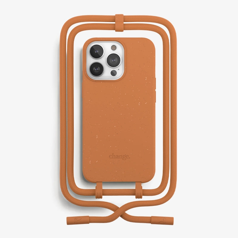 Iphone 13 Pro Max Crossbody Case Detachable Orange