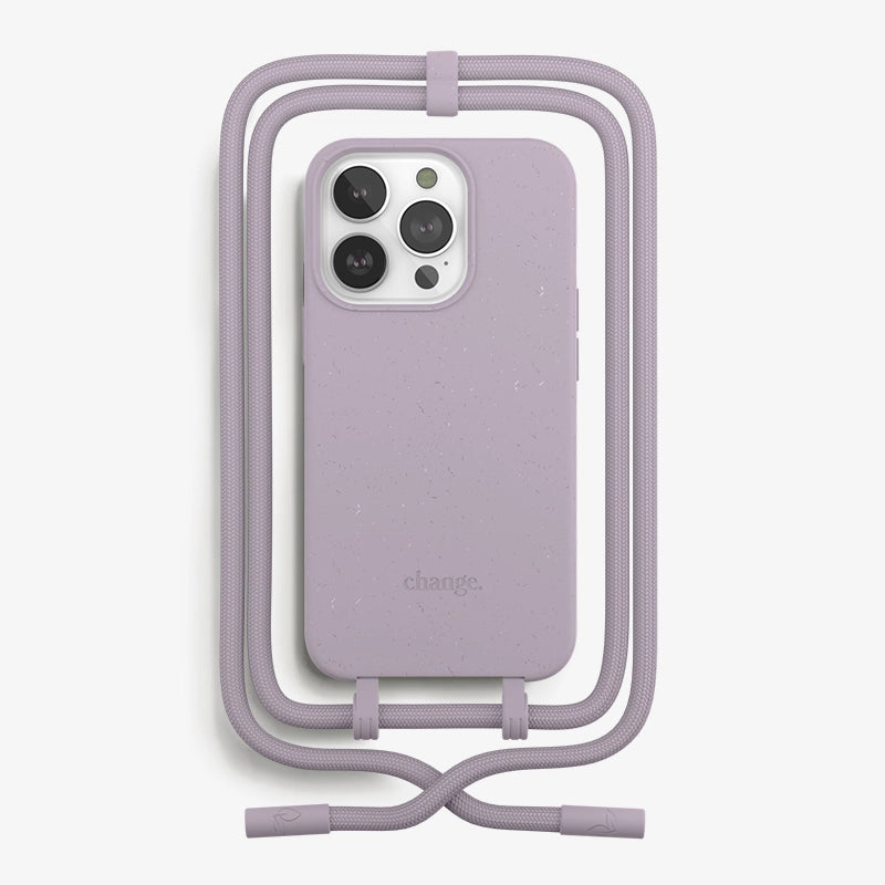 IPhone 14 Pro Crossbody Case Detachable Purple