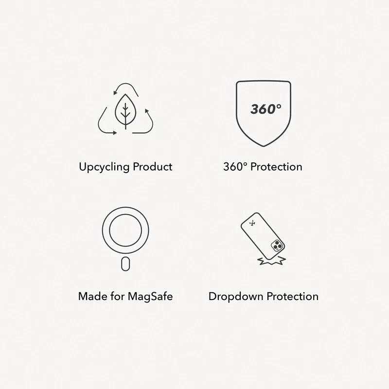 Clear Case Red matt iPhone 13 + colored buttons