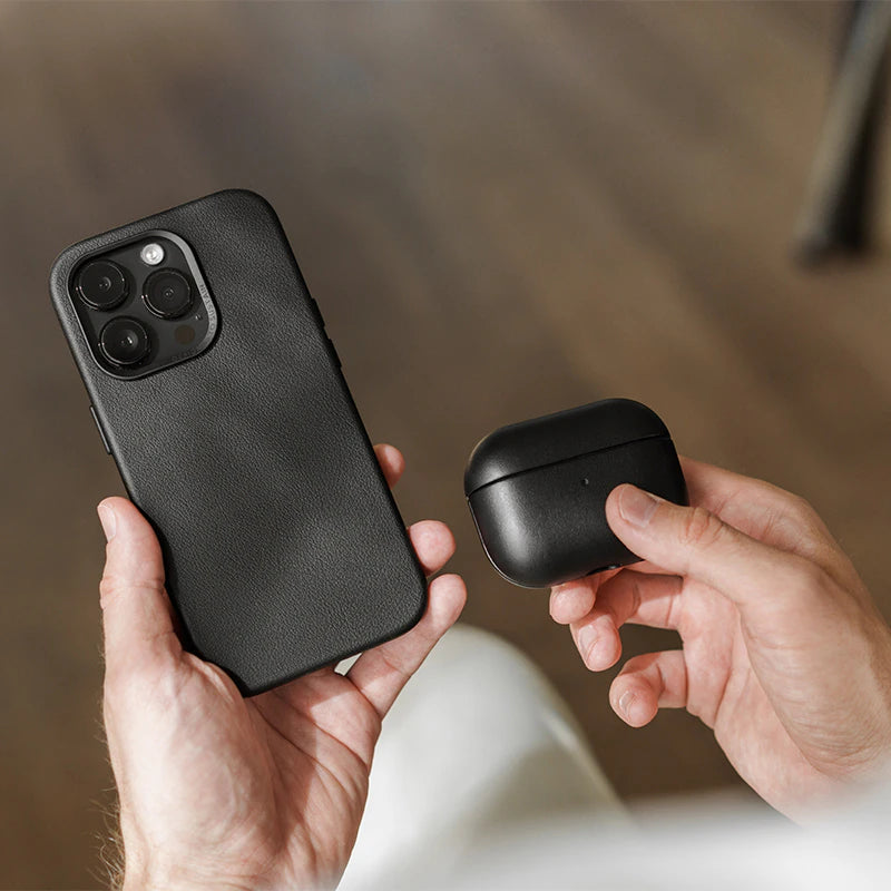 AirPods Case Leather Black Vegan