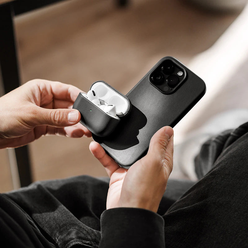 AirPods 3 Case Leather Black Vegan