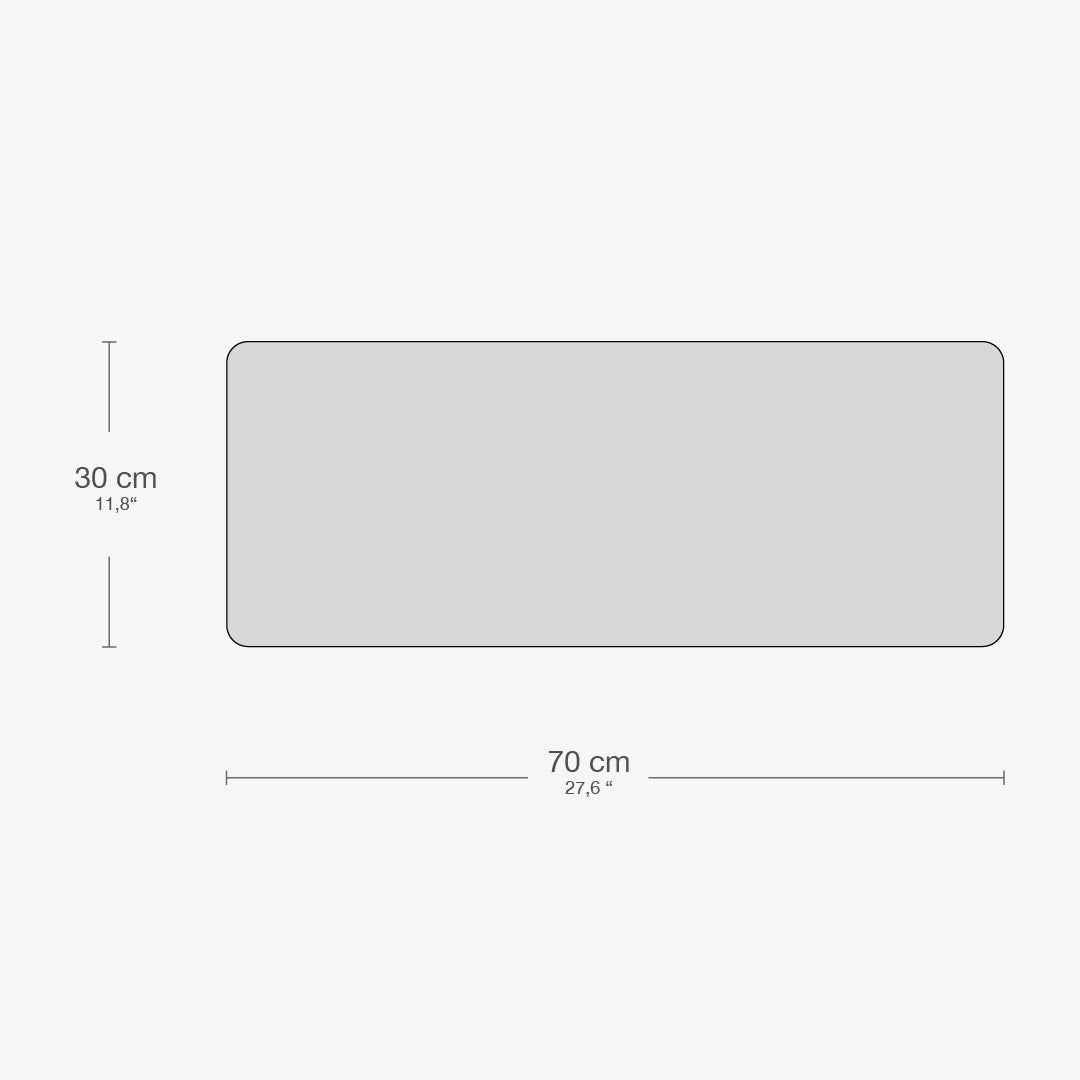 2in1 desk mat 70x30cm
