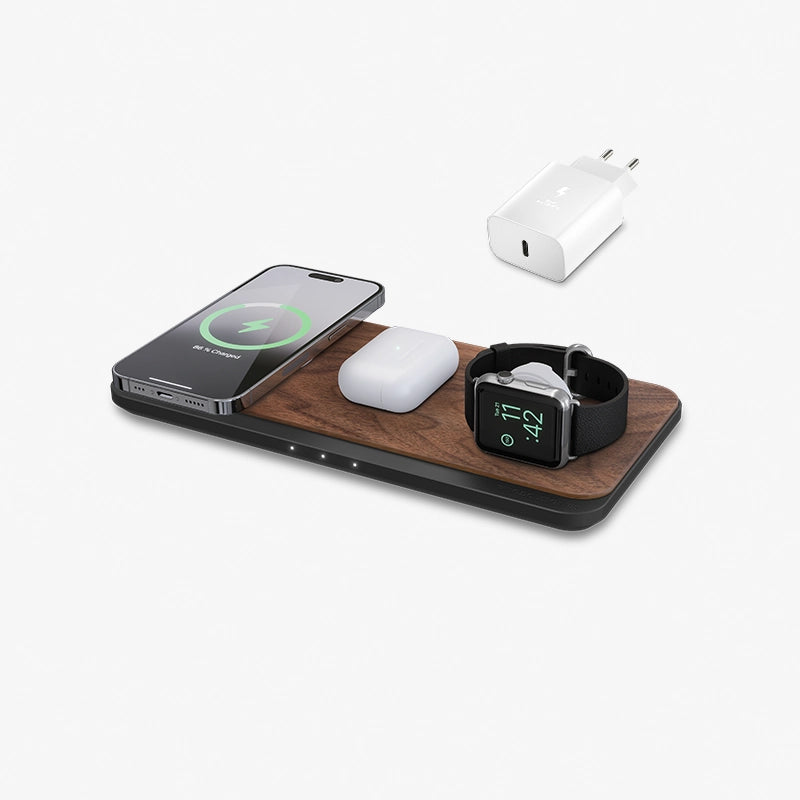 3-in-1 MagSafe & Apple Watch Charger & Power Adapter