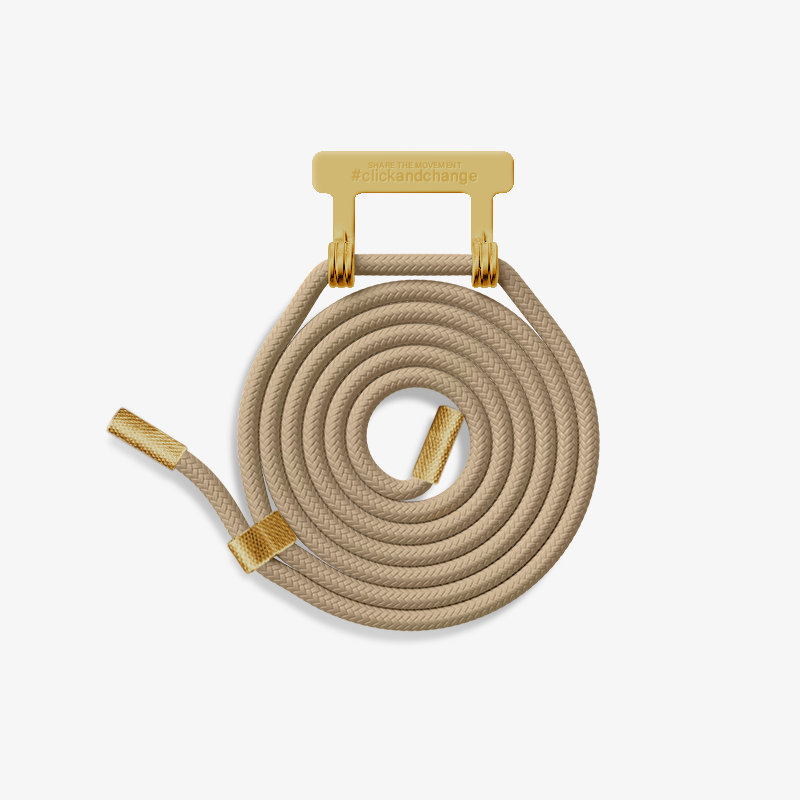 Cord Taupe Gold