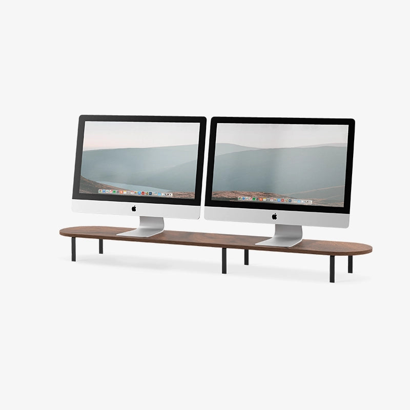 Hot Sale Ergonomic Metal Wood Walnut Wood PC Monitor Stand Ris –  汘匯(亞洲) 有限公司