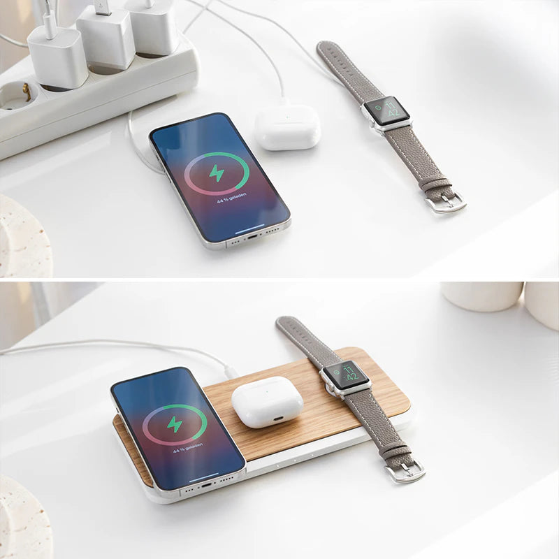 3-in-1 MagSafe & Apple Watch Charger & Power Adapter