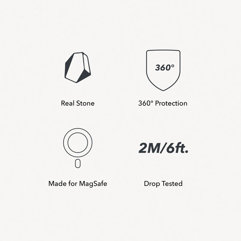 Iphone 13 stone MagSafe phone case