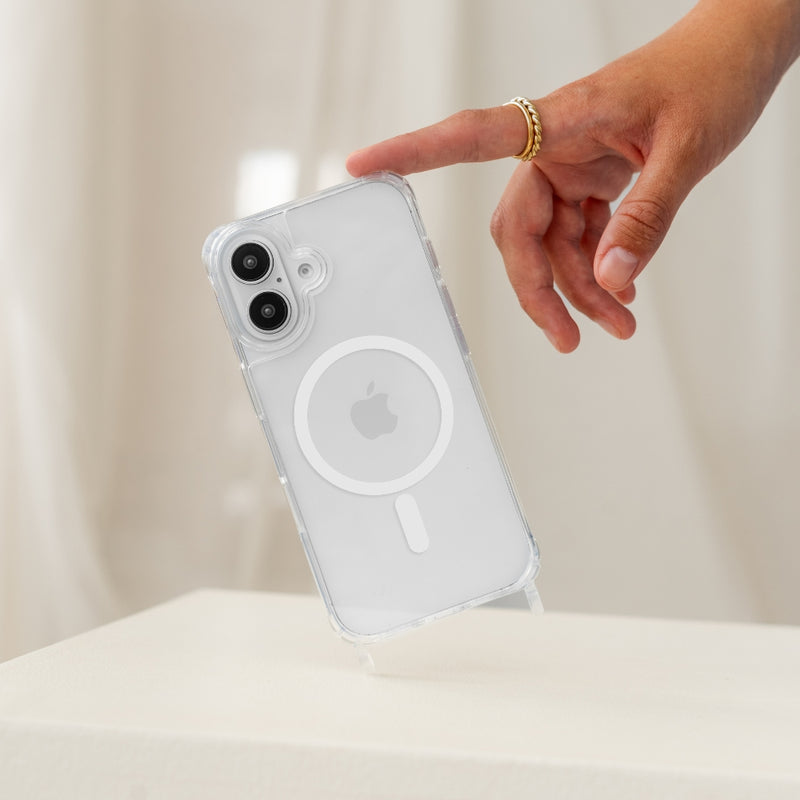 iPhone 17 Crossbody Case Transparent MagSafe