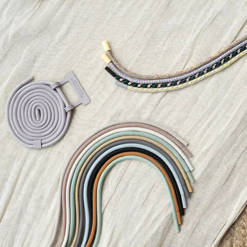 Replaceable Crossbody Chain Grey Green
