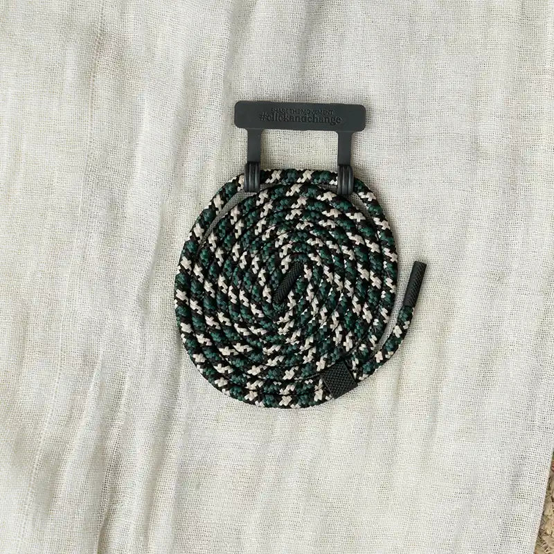 Replaceable Crossbody Chain Grey Green
