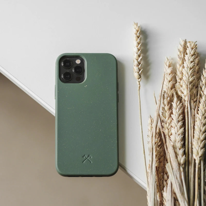 iPhone 12 Mini phone case sustainable night green