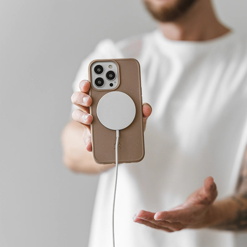 iPhone 13 phone case sustainable taupe brown
