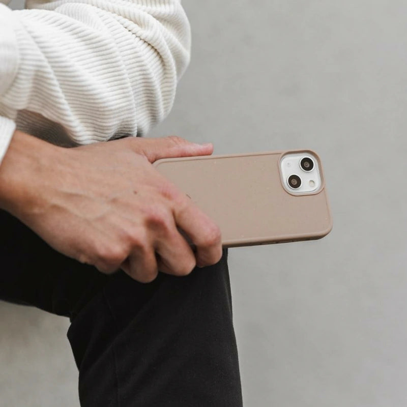 iPhone 13 phone case sustainable taupe brown