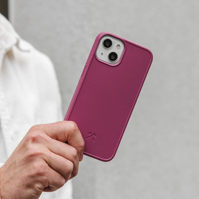 iPhone 13 phone case sustainable wine red