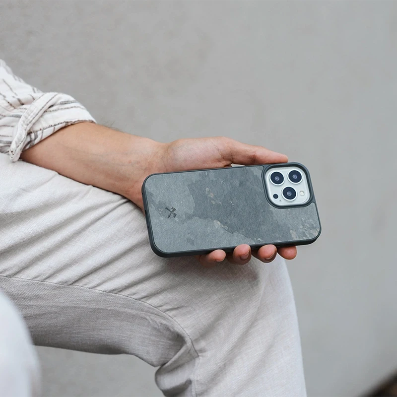 Iphone 13 Pro Max Stone MagSafe Cell Phone Case
