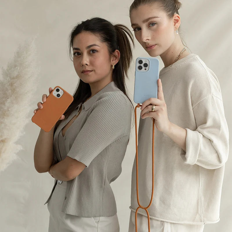 IPhone 11/ Xr Crossbody Case pastel blue