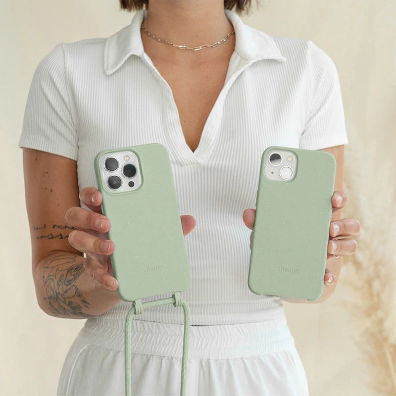 IPhone 14 Crossbody Case Detachable Green