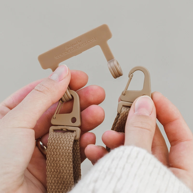 iPhone 13 Mini Crossbody Case Detachable Taupe