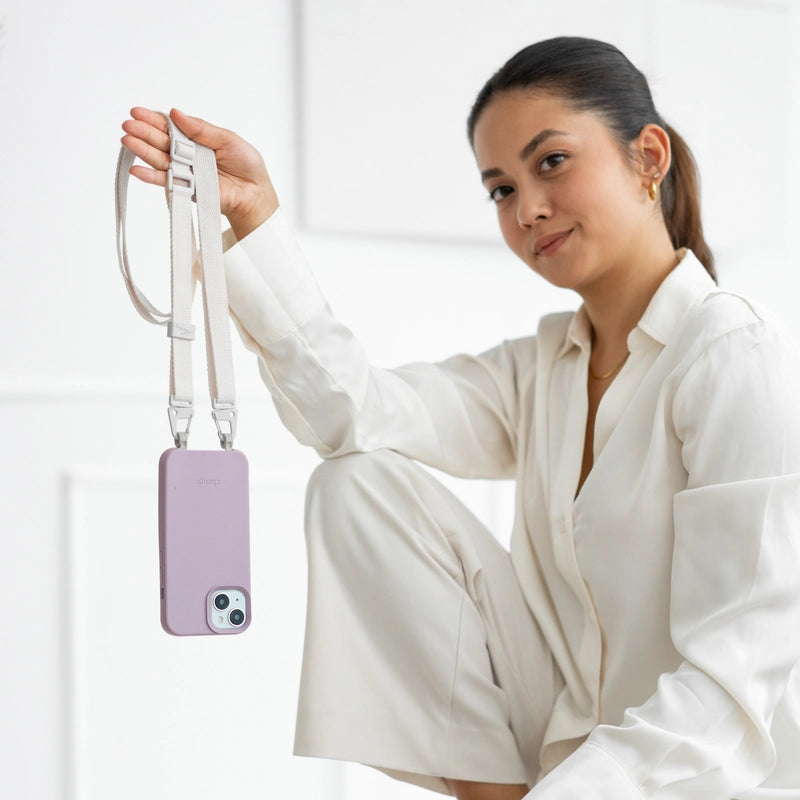 Crossbody Case iPhone 15 Pro Purple