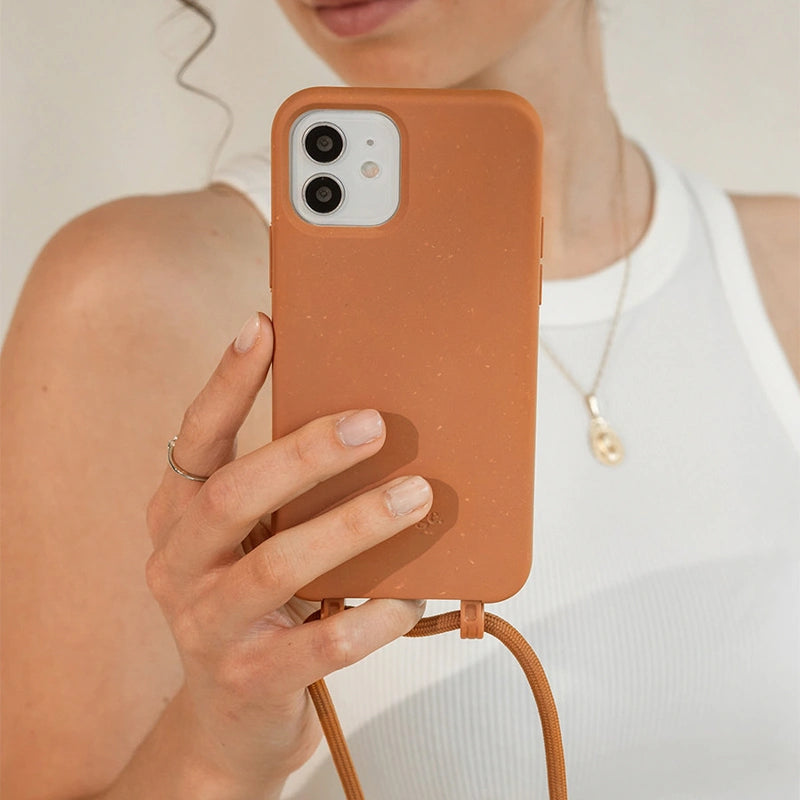 IPhone 11/ Xr Crossbody Case Detachable Orange