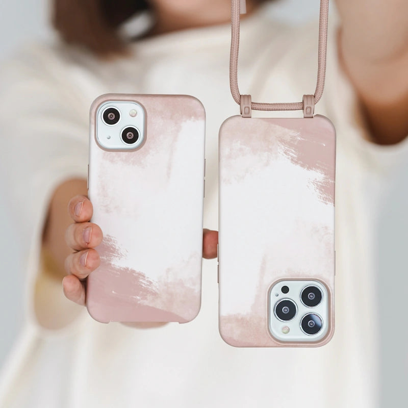 IPhone 13 Mini Crossbody Case Detachable Brick Red