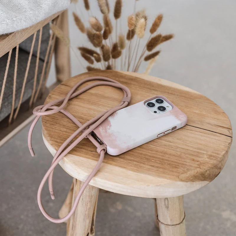 IPhone 13 Mini Crossbody Case Detachable Brick Red