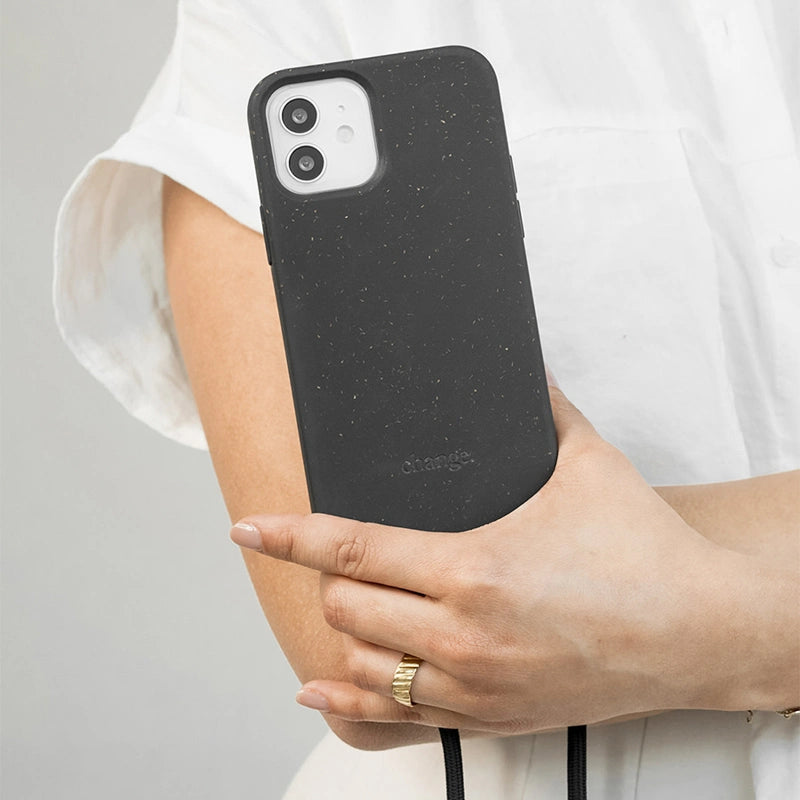 IPhone 14 Crossbody Case Detachable Black