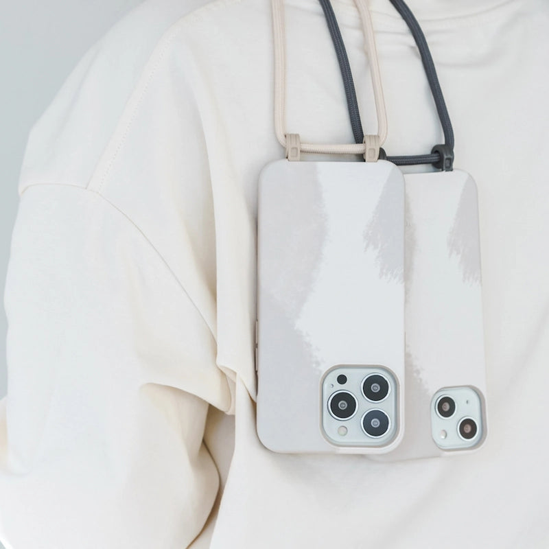 IPhone 14 Crossbody Case Detachable Cream White