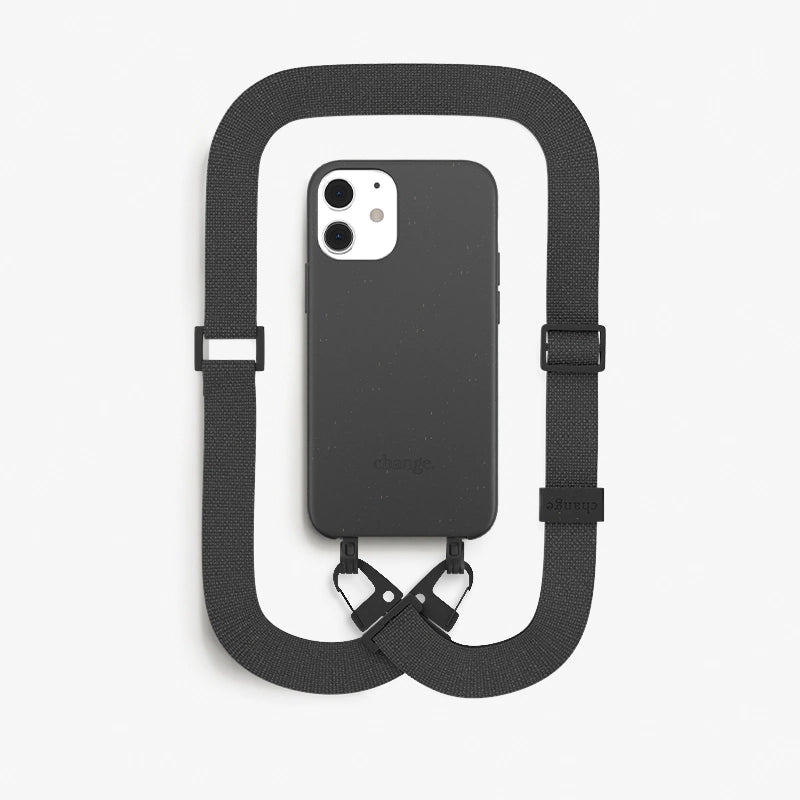 iPhone 12 Mini Crossbody Case Black