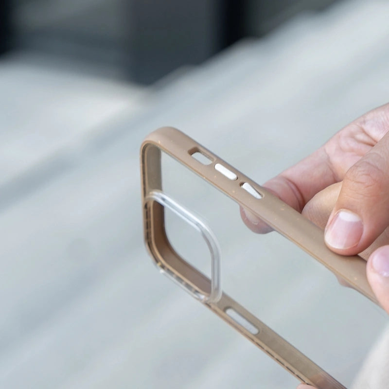 Iphone 14 Pro transparent case Brown