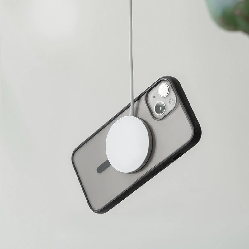 Iphone 14 clear MagSafe phone case black/ matte