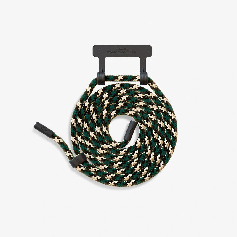 Replaceable Crossbody Chain Grey Green