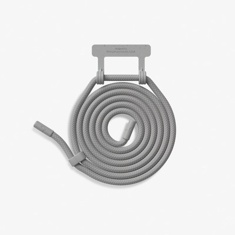 Replaceable necklace chain gray