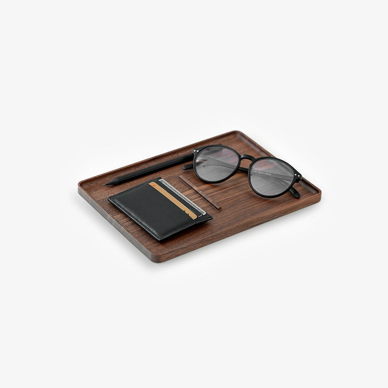Desk wooden tray