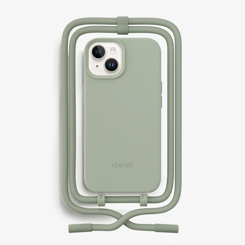 Crossbody Case iPhone 15 Jade Green