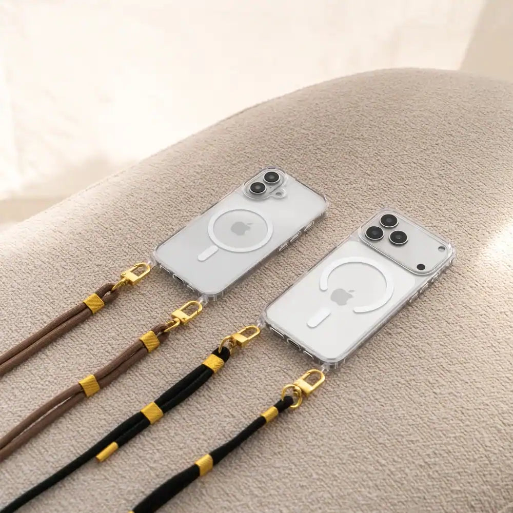 iPhone 17 Pro Max Crossbody Case Transparent MagSafe