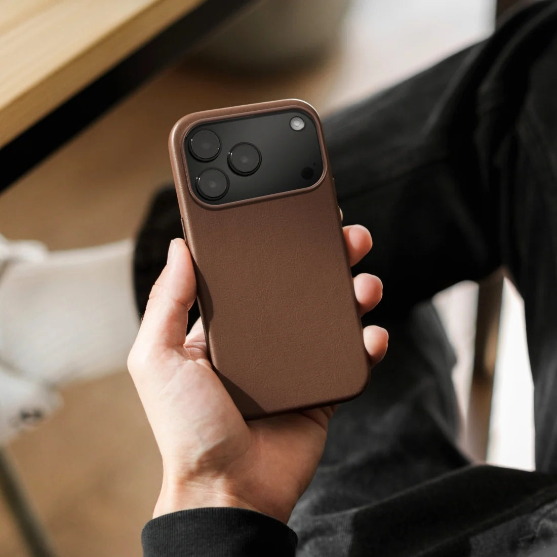 iPhone 17 Pro Case Leather Vegan