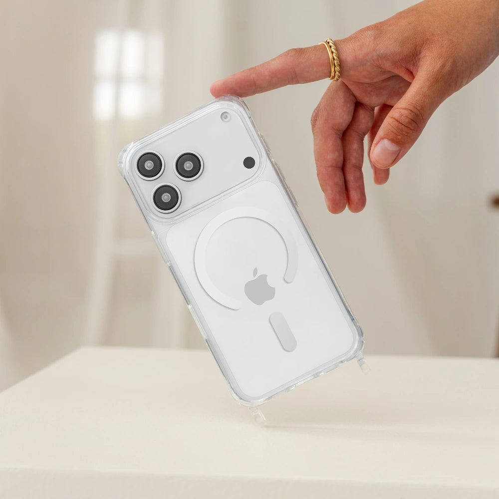 iPhone 17 Pro Crossbody Case Transparent MagSafe