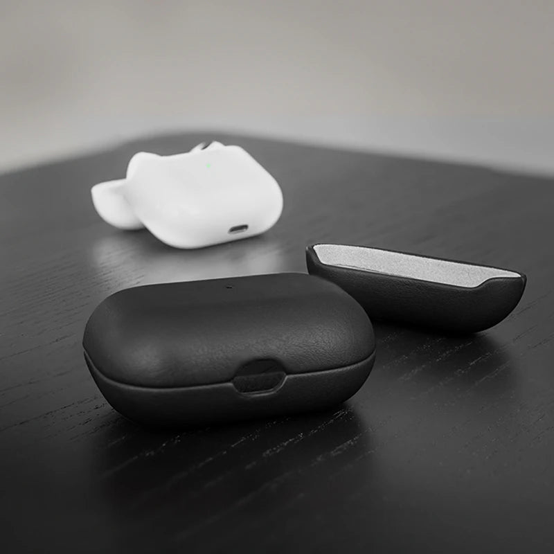 AirPods Case Leather Black Vegan