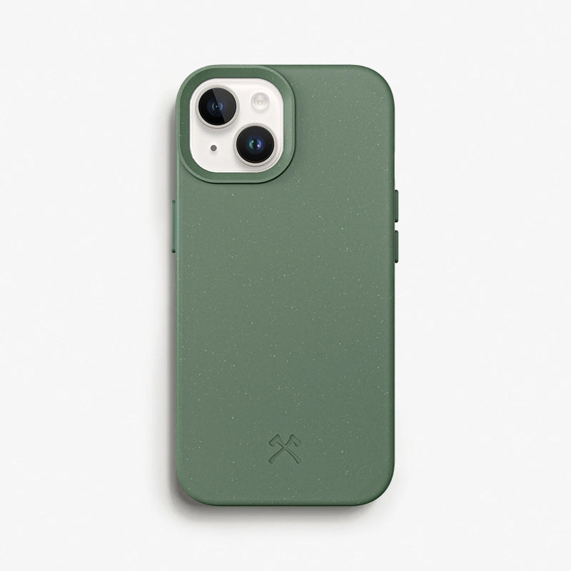 Iphone 15 sustainable organic MagSafe phone case green