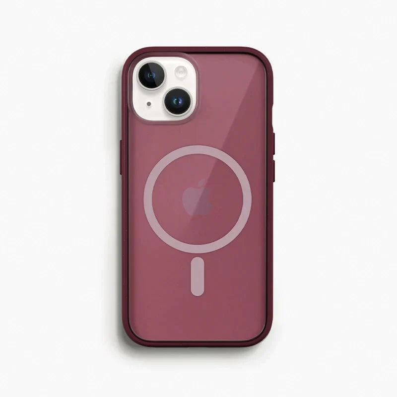 iPhone 13 Clear Case MagSafe red/matt