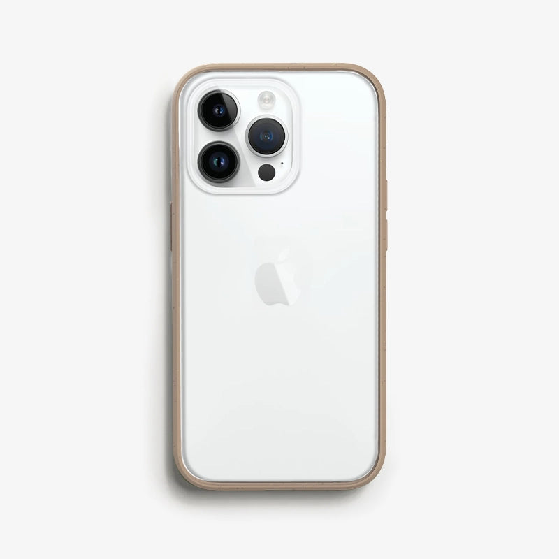 Iphone 14 Pro Max transparent phone case Brown