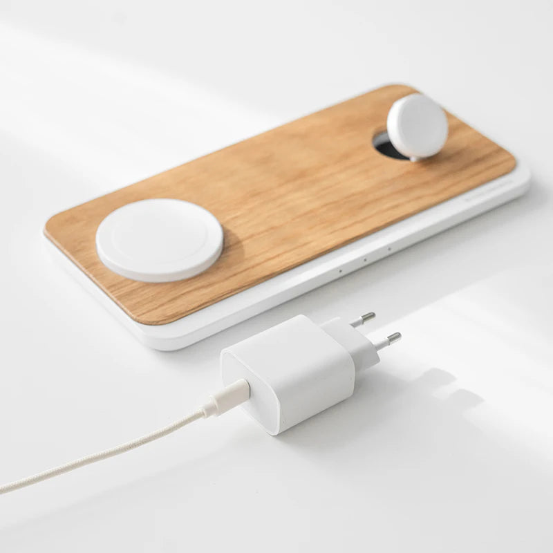 3-in-1 MagSafe & Apple Watch Charger & Power Adapter