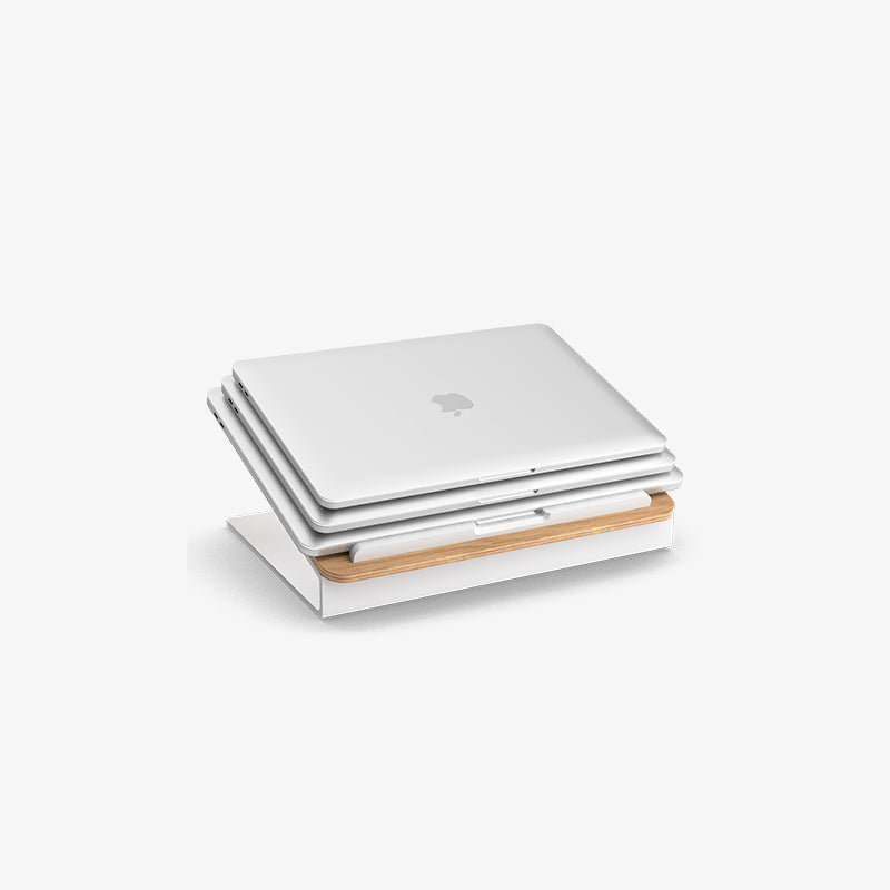 Laptop elevation from oak