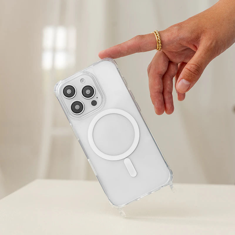 iPhone 16 cell phone case with eyelets