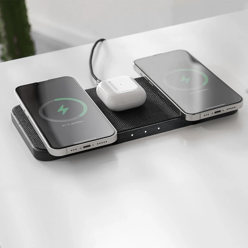 Wood inductive charging station